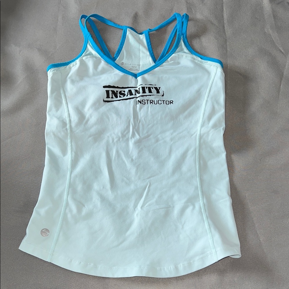 Insanity Instructor Blue Tank Top